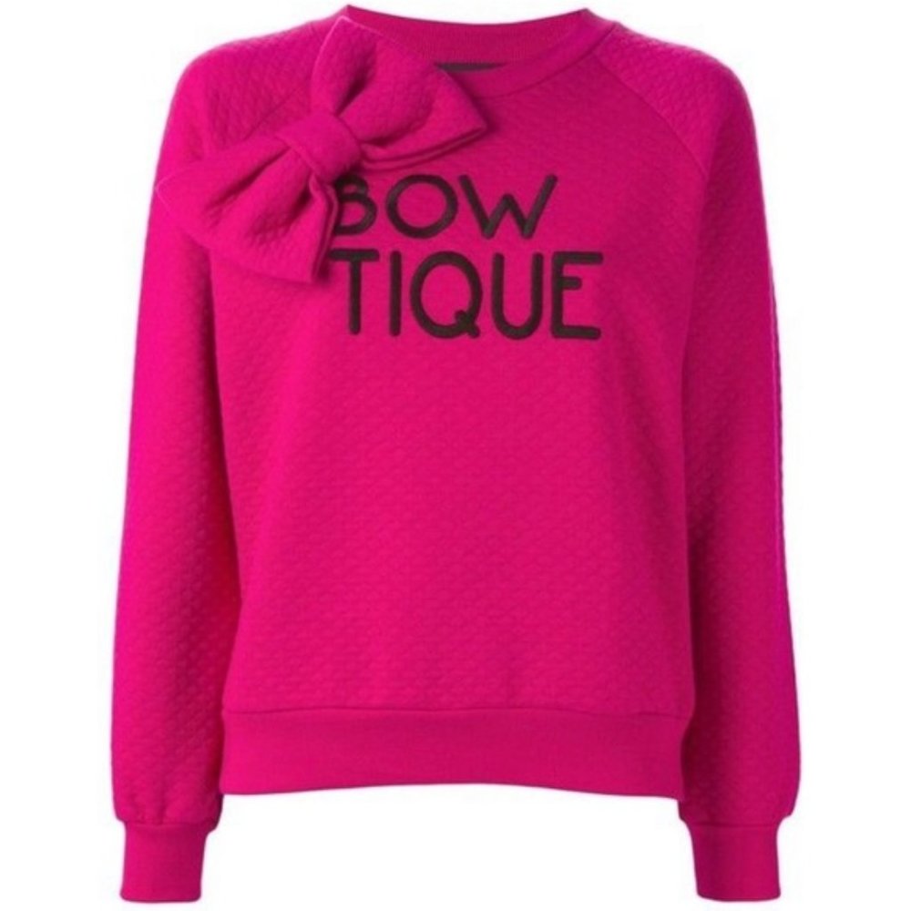 BOUTIQUE MOSCHINO Pink Bowtique Sweatshirt
